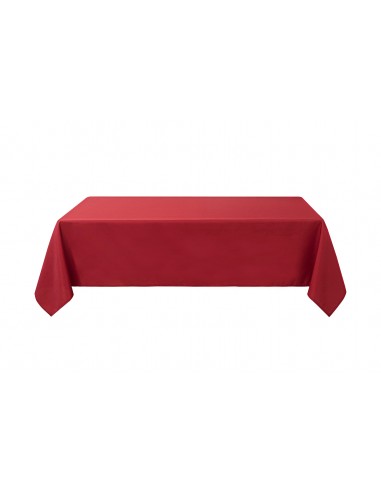 Nappe antitache unie Rouge rectangulaire 145 x 240 cm
