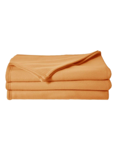 Couverture polaire 210 x 230 cm miel