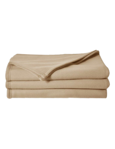 Couverture polaire 210 x 230 cm sable