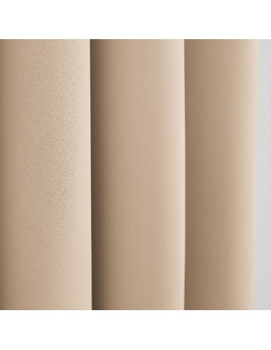 Rideau occultant beige clair 140 x 260 cm