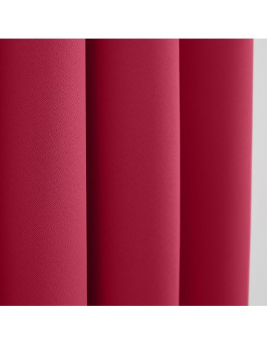 Rideau occultant rouge 140 x 260 cm