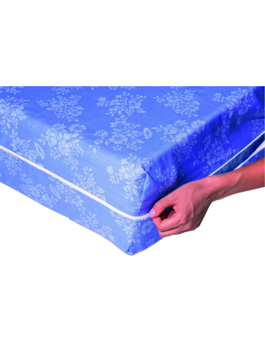 Housse à matelas damassé 140 x 190 cm - Rénove matelas