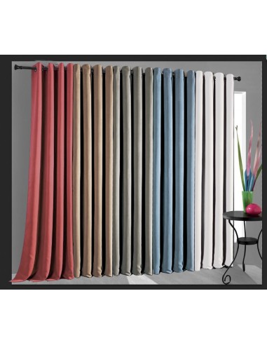 Rideau occultant thermique argent 140 x 260 cm