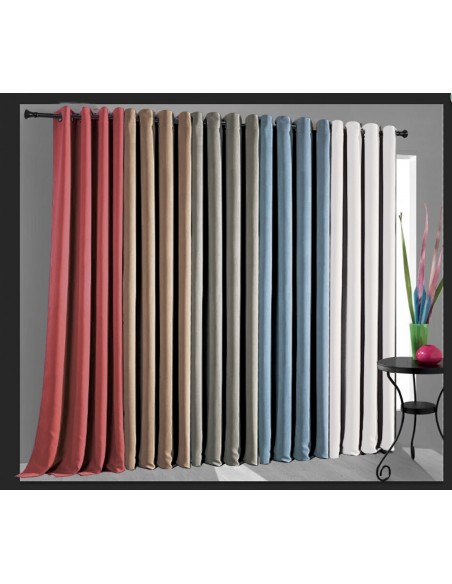 Rideau occultant thermique argent 140 x 260 cm