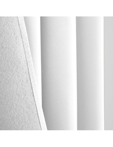 Rideau occultant thermique blanc 140 x 260 cm