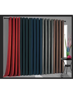 Rideau occultant thermique anthracite 140 x 260 cm