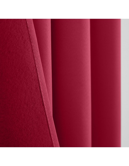 Rideau occultant thermique piment 140 x 260 cm