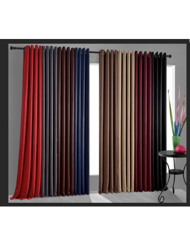 Rideau occultant bleu tendre 140 x 260 cm