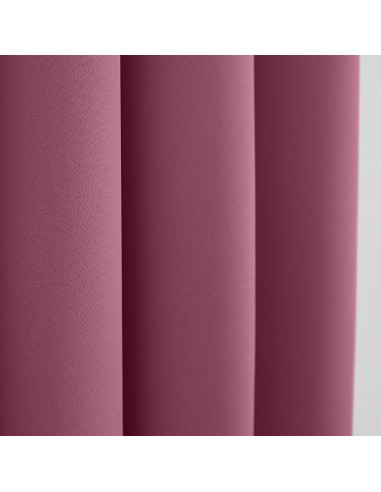 Rideau occultant rose poudré 140 x 260 cm