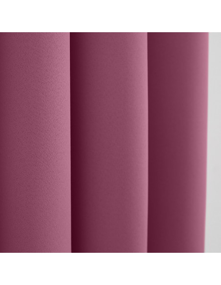 Rideau occultant rose poudré 140 x 260 cm