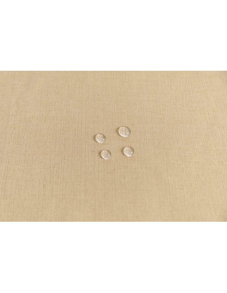 Nappe antitache unie Beige rectangulaire 145 x 240 cm