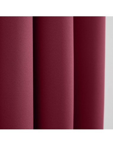 Rideau occultant bordeaux 140 x 260 cm
