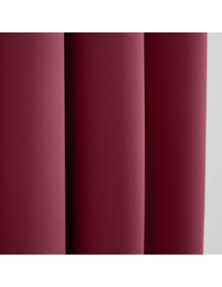 Rideau occultant bordeaux 140 x 260 cm