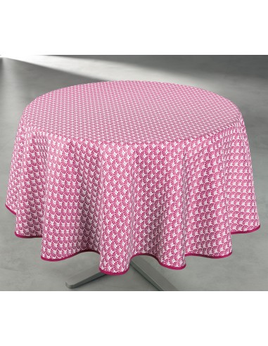 Nappe antitache imprimée Manon ronde 160 cm Nappe antitache imprimée Manon ronde 160 cm