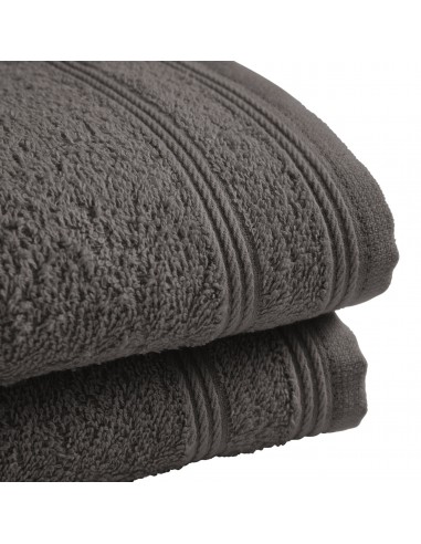 Lot de 2 serviettes invité éponge "Spa" 30 x 50 cm / 400 gr/m²