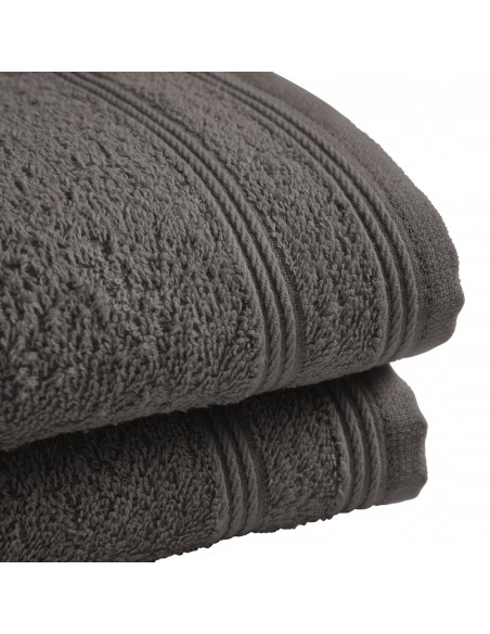 Lot de 2 serviettes invité éponge "Spa" 30 x 50 cm / 400 gr/m²