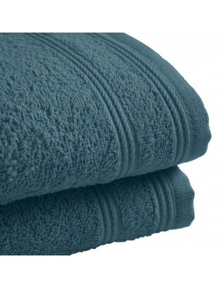 Lot de 2 serviettes invité éponge "Spa" 30 x 50 cm / 400 gr/m²