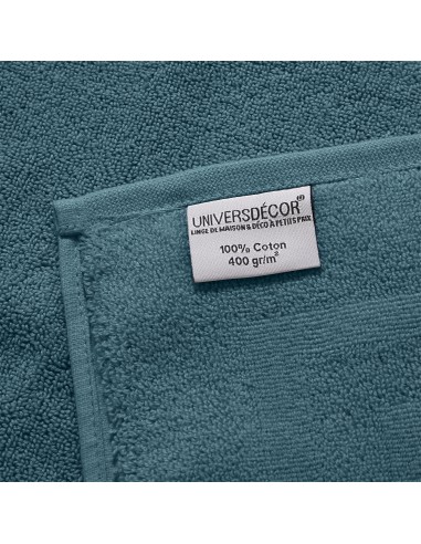 Lot de 2 serviettes invité éponge "Spa" 30 x 50 cm / 400 gr/m²