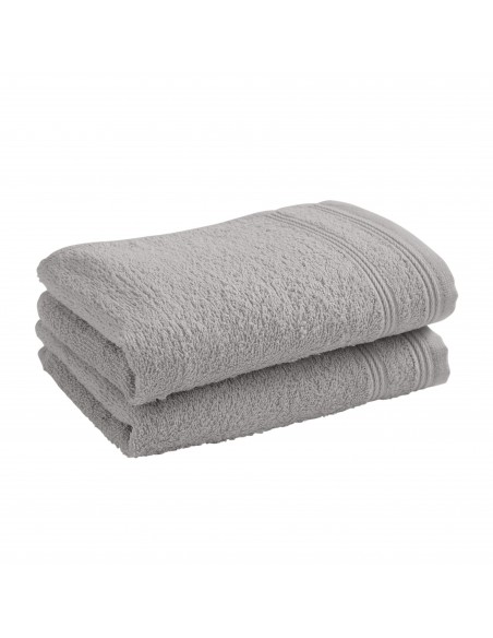 Lot de 2 serviettes invité éponge "Spa" 30 x 50 cm / 400 gr/m²