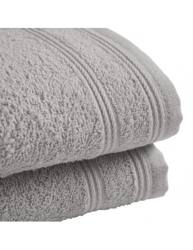 Lot de 2 serviettes invité éponge "Spa" 30 x 50 cm / 400 gr/m²