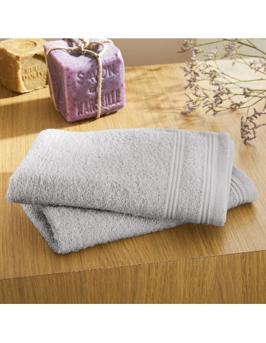 Lot de 2 serviettes invité éponge "Spa" 30 x 50 cm / 400 gr/m²