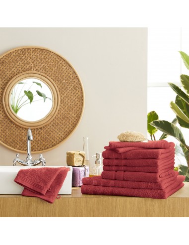 Pack complet éponge 10 pièces "Spa" salle de bain / 400 gr/m²