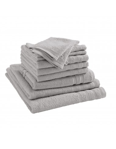 Pack complet éponge 10 pièces "Spa" salle de bain / 400 gr/m²