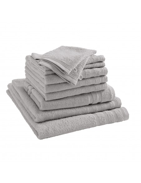 Pack complet éponge 10 pièces "Spa" salle de bain / 400 gr/m²