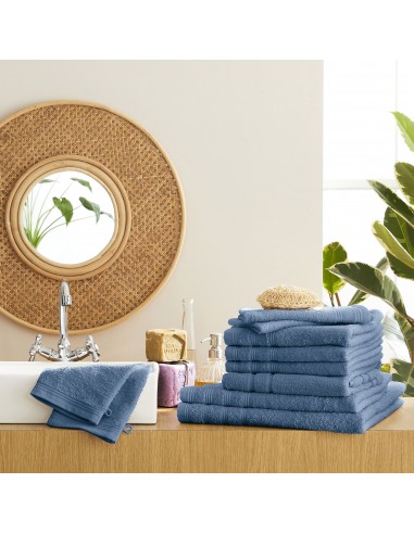 Pack complet éponge 10 pièces "Spa" salle de bain / 400 gr/m²