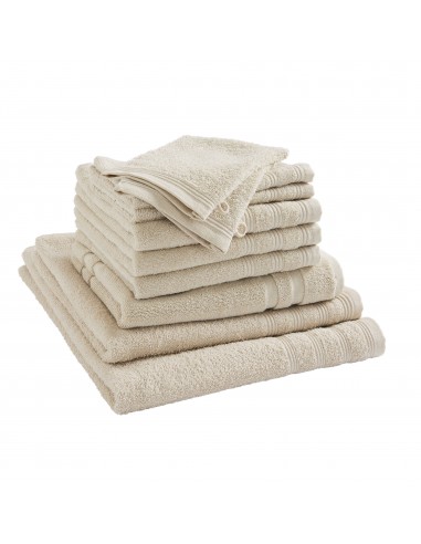 Pack complet éponge 10 pièces "Spa" salle de bain / 400 gr/m²