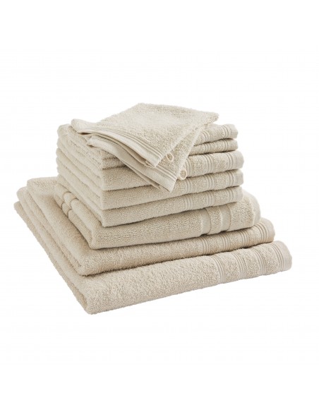 Pack complet éponge 10 pièces "Spa" salle de bain / 400 gr/m²