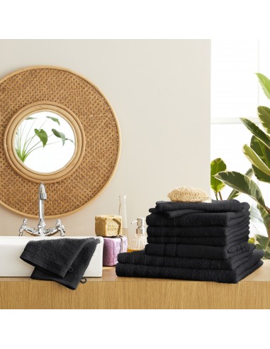 Pack complet éponge 10 pièces "Spa" salle de bain / 400 gr/m²