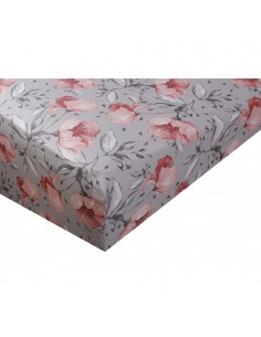 Drap housse 100% "Satin de coton Peigné" / 80 fils /cm²