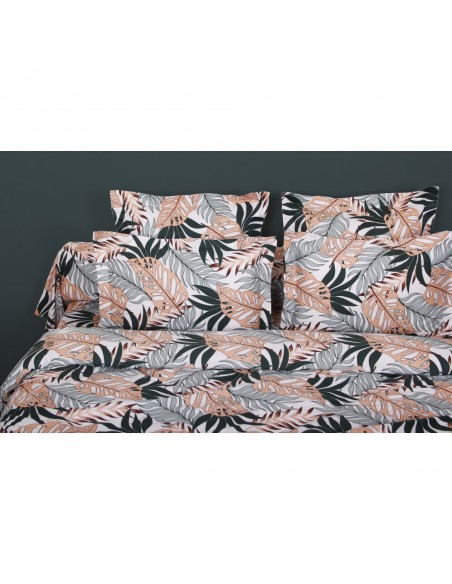 Drap housse 100% "Satin de coton Peigné" / 80 fils /cm²