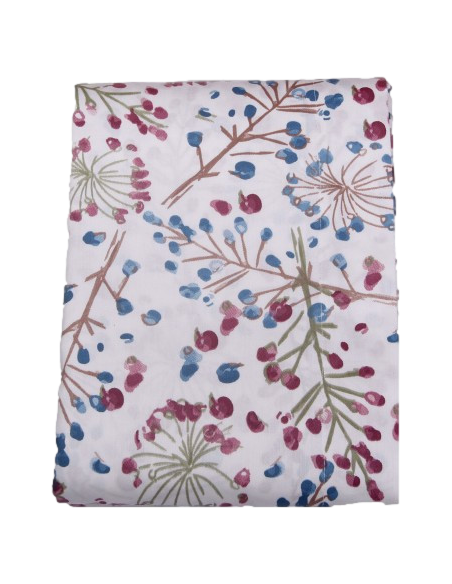 Drap plat 100% "Satin de coton Peigné" / 80 fils /cm²