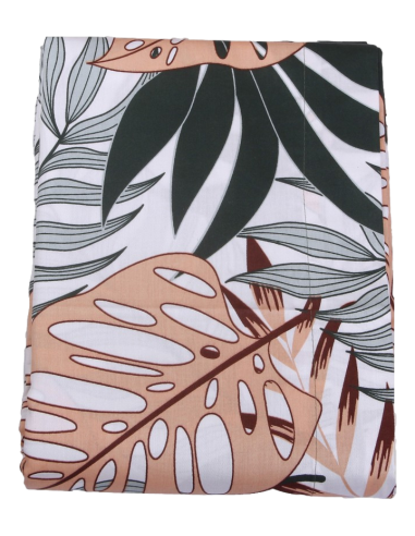 Drap plat 100% "Satin de coton Peigné" / 80 fils /cm²