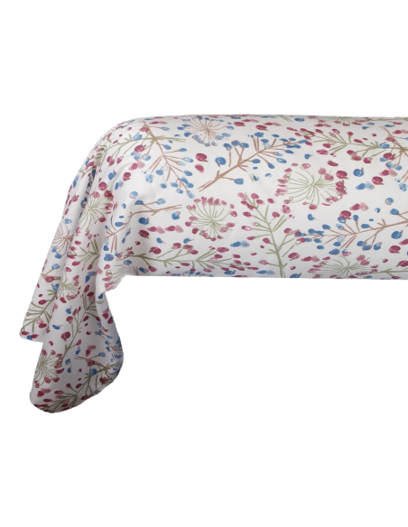 Taie de traversin 100% "Satin de coton Peigné" / 80 fils /cm²