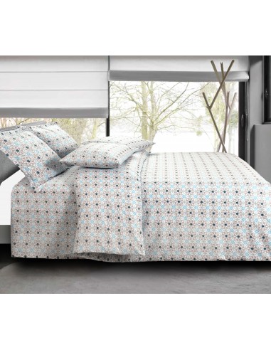 Parure de couette Slothy Gris pour lit 90 x 190 cm 100% coton / 57 fils/cm²