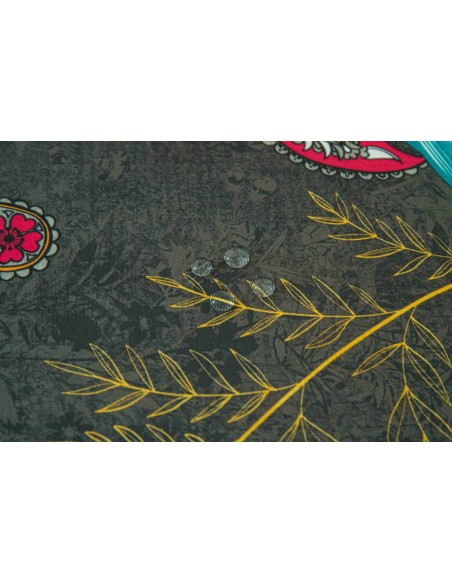 Nappe anti tache ronde "Colibri" 160 cm (4 à 6 couverts)