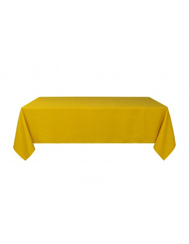 Nappe anti tache rectangulaire moutarde 145 x 240 cm Nappe anti tache rectangulaire moutarde 145 x 240 cm