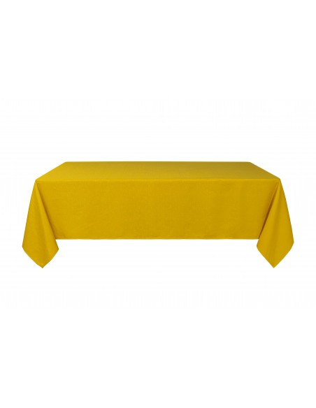 Nappe anti tache rectangulaire moutarde 145 x 240 cm