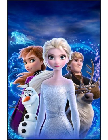 Parure de couette 140 x 200 "La Reine des Neiges" Trust your journey Microfibre / 100% Polyester