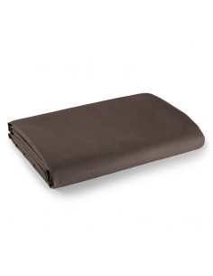 Drap plat Choco 180 x 290 cm pour lit 1 place 100% coton/57 fils/cm²