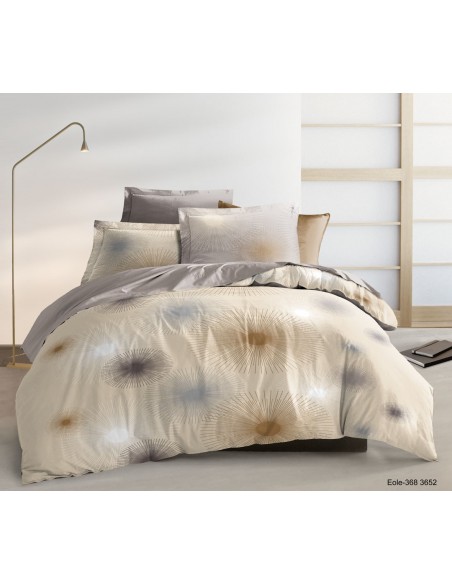Pack complet Eole housse de couette pour lit 160 x 200 cm 100% coton / 57 fils/cm²