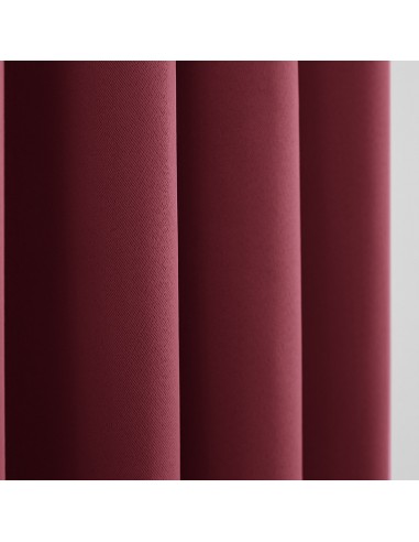 Rideau occultant thermique bordeaux 140 x 260 cm