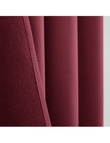 Rideau occultant thermique bordeaux 140 x 260 cm