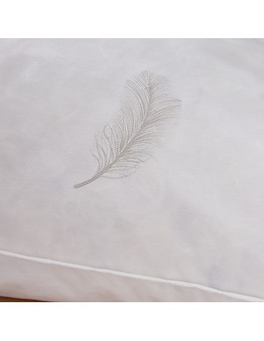 Polochon pour lit 90 Blanrêve Gamme Naturelle "Prestige" plumes véritables confort moelleux
