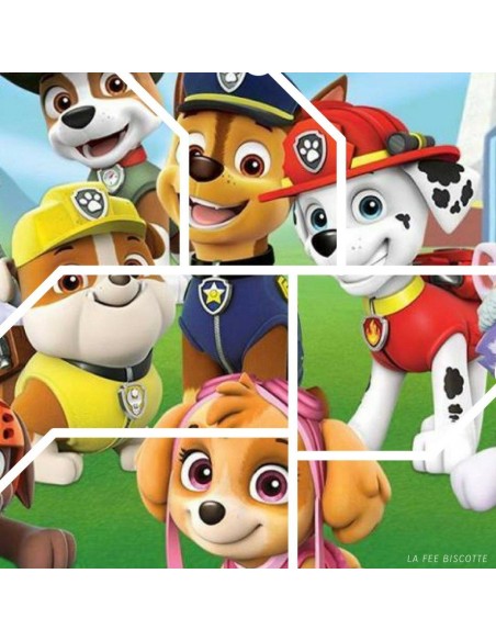 Parure de couette 140 x 200 "Pat Patrouille Friends" Microfibre / 100% Polyester