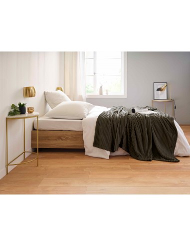 Plaid Microvelours côtelé "Dolce" 150 x 200 cm Toison d'or