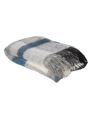 Plaid Alpaga Mohair Laine & Polyamide "Iseo" 130 x 180 cm Toison d'or